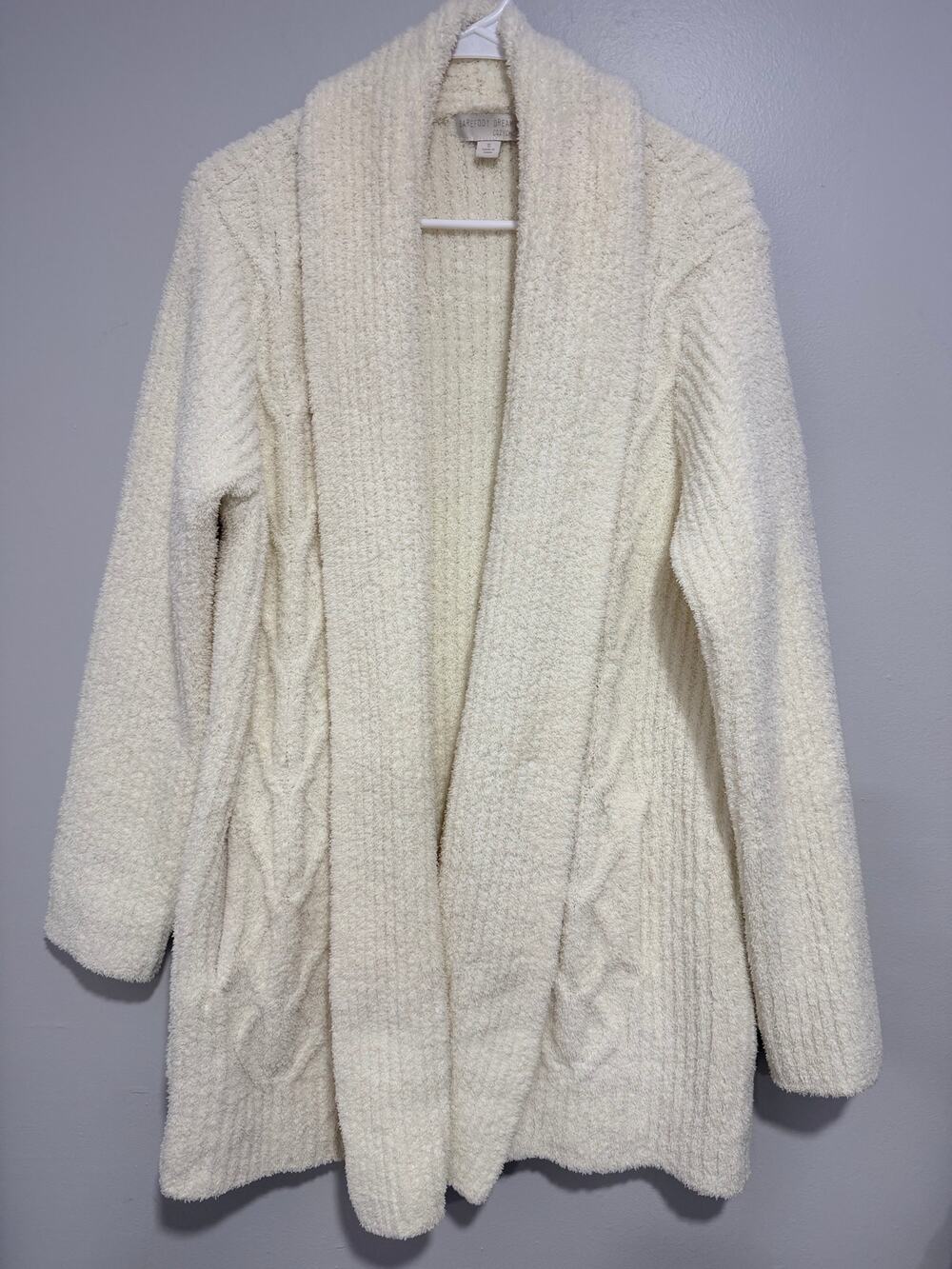Barefoot Dreams CozyChic Cable Cardigan Small